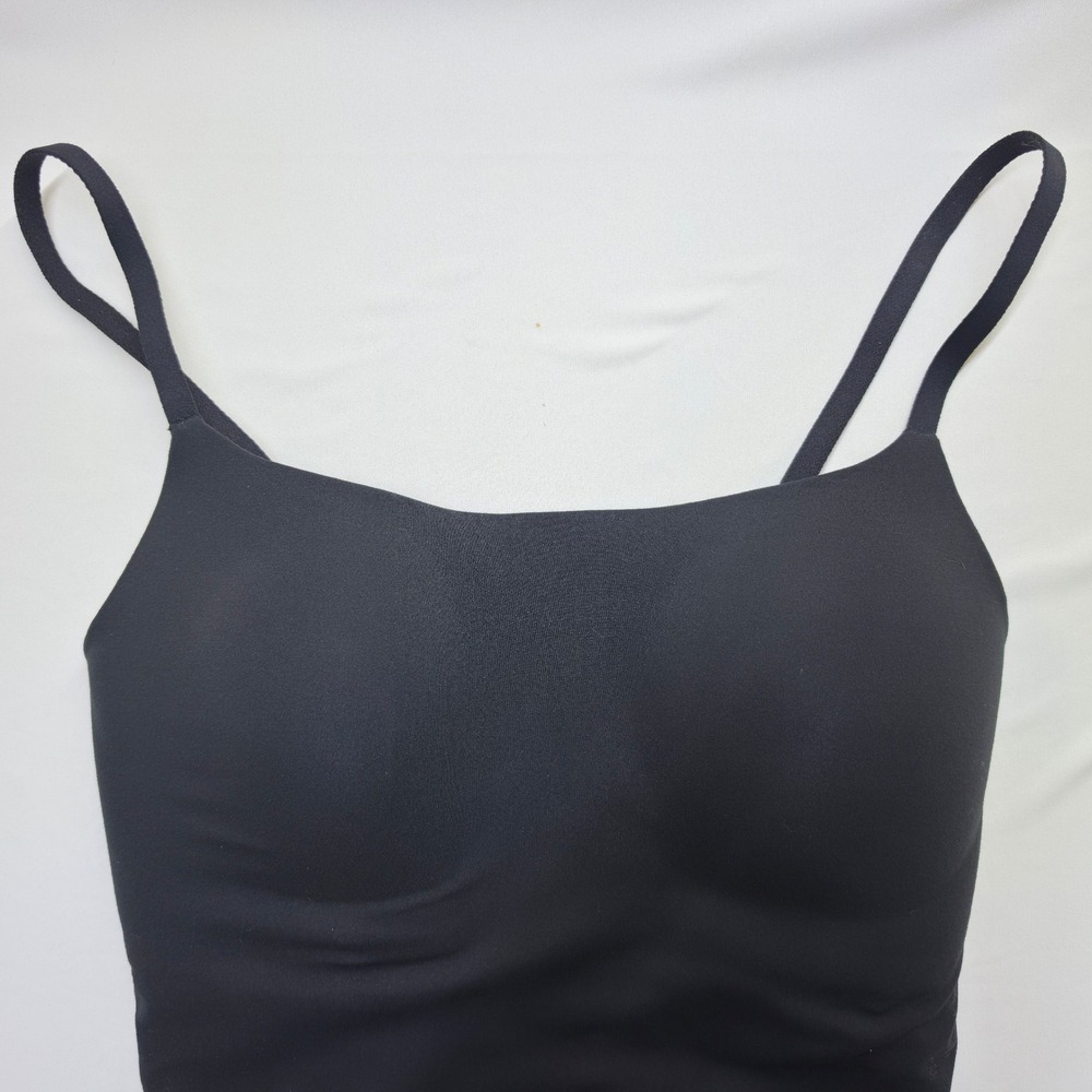 Auden Luxury Collection Padded Cup Seamless Thong Bodysuit Black Small S - Picture 2 of 11